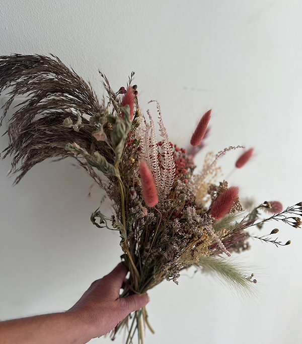 Bouquet de fleurs séchées - Photo non-contractuelle - Mon Âme Fleur