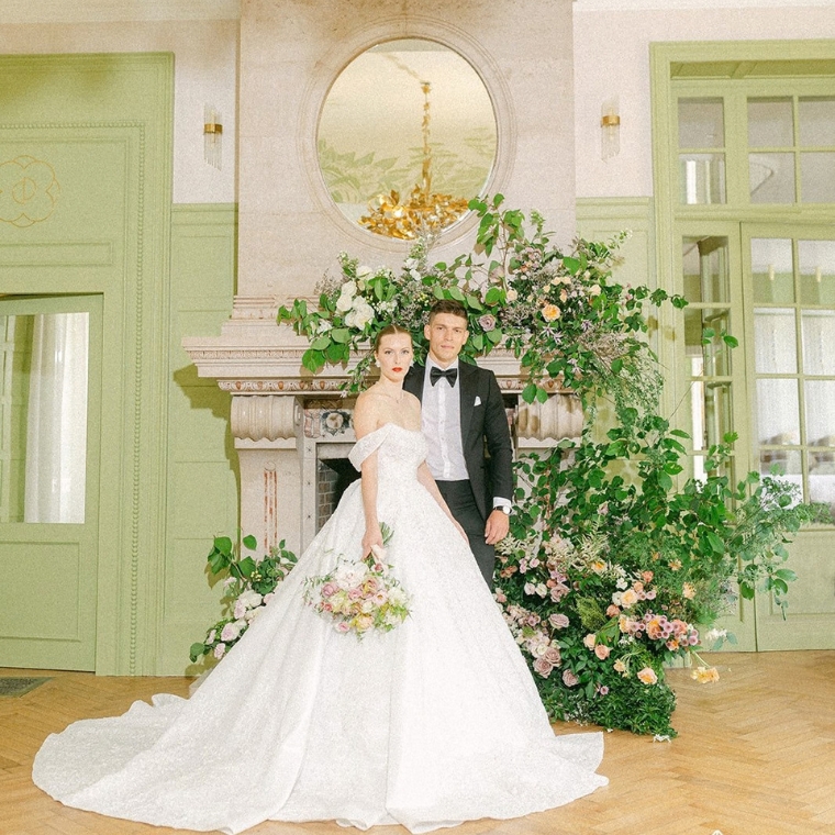 Mariage au Château du Portereau – Décoration florale & élégance haute couture